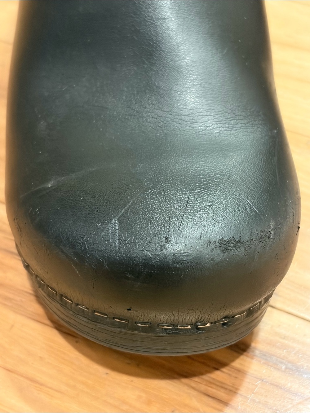 Dansko Professional Black Leather Clogs Slide On Shoes - Women’s Size 40 9 1/2 - Picture 3 of 8